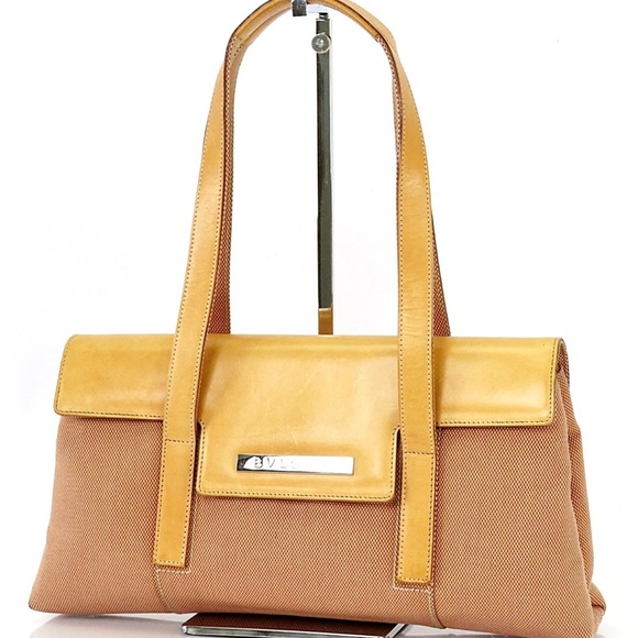 Bulgari Tan and Brown Shoulder Bag - Picture 1 of 13